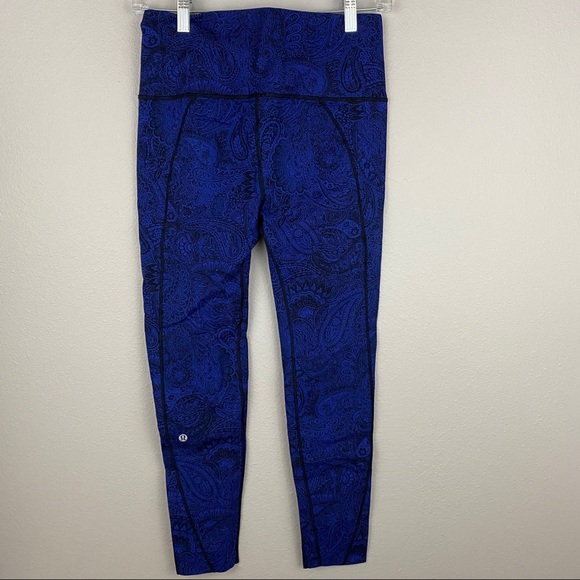 lululemon athletica Pants - Lululemon • NWOT Fast and Free Paisley Tight